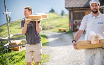 Molki Stans bringt Chäs ins Kloster Engelberg